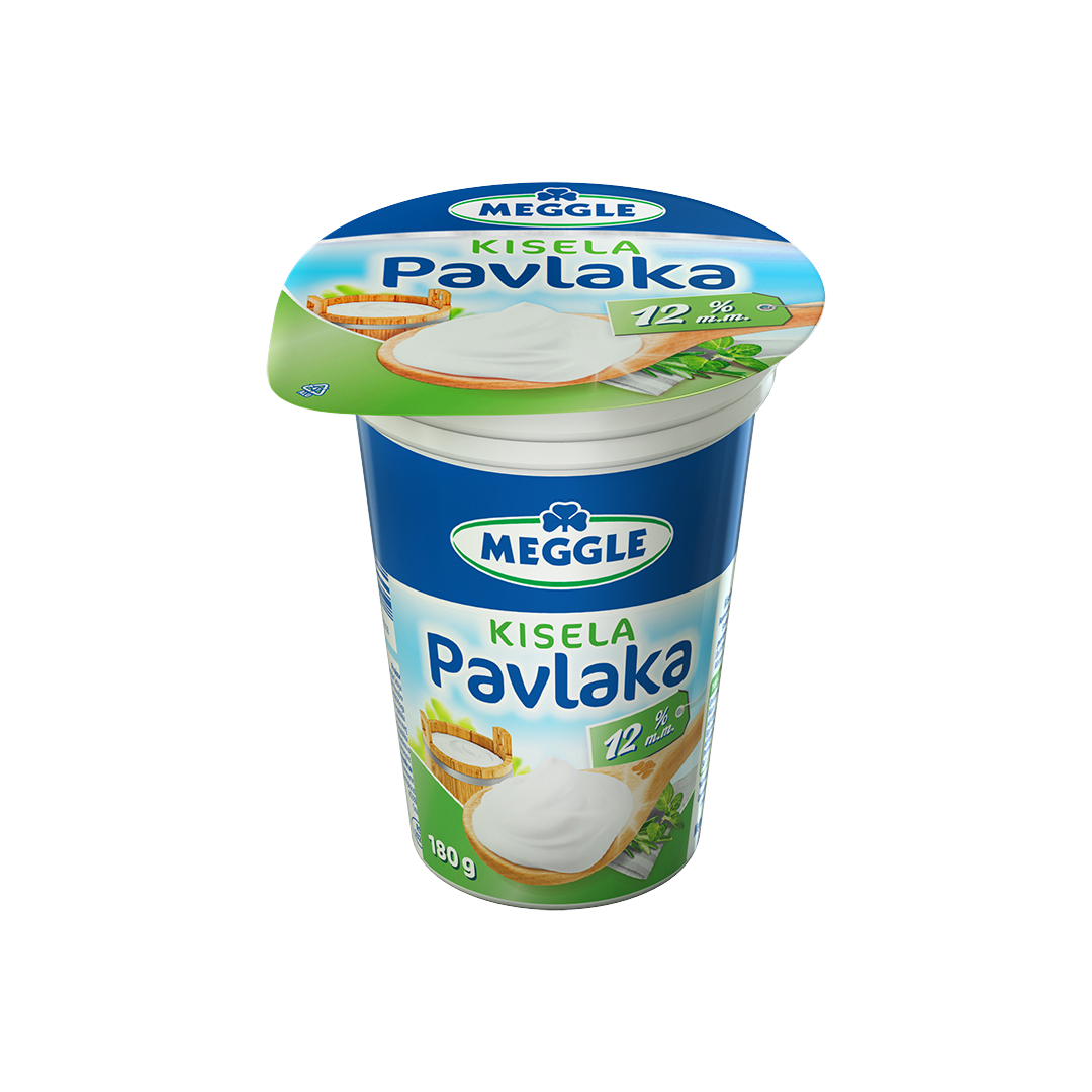 Kisela pavlaka 12 m.m. 180g Meggle